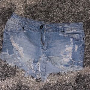 Jean shorts